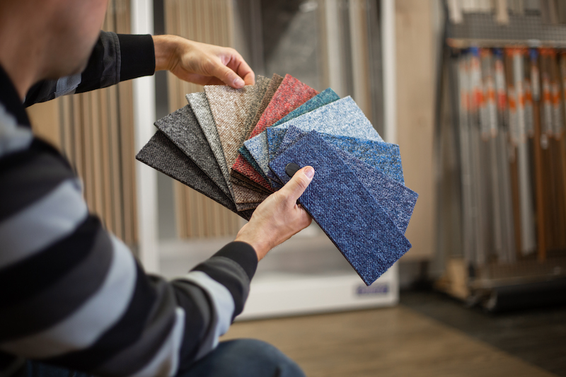 Carpet samples available to view at our showroom in Basingstoke.