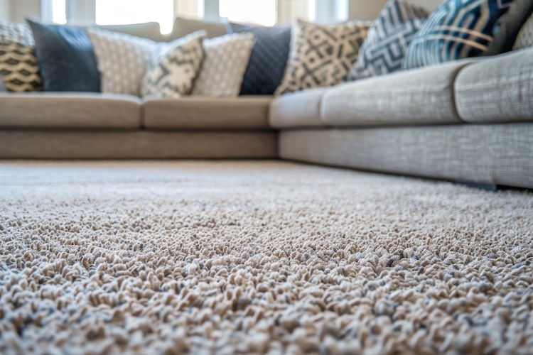 Expertly fitted high quality carpet in a hook home.