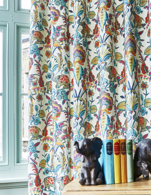 Curtains Basingstoke Stylish patterned curtains in Basingstoke.